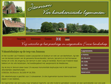 Tablet Screenshot of logementenjannum.nl